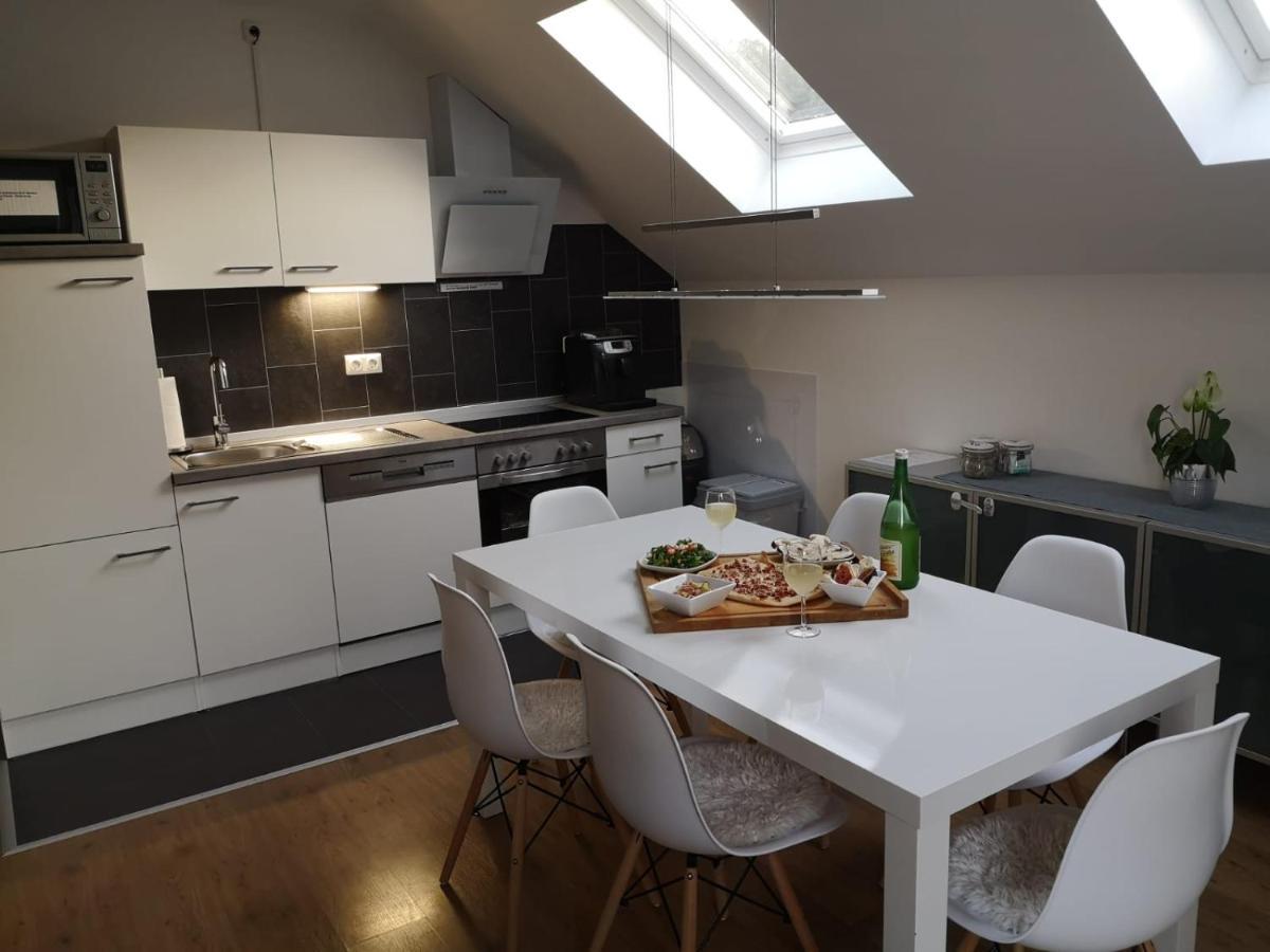 Haus Am Hang; Ferienwohnung Fernblick Stolberg  Bagian luar foto