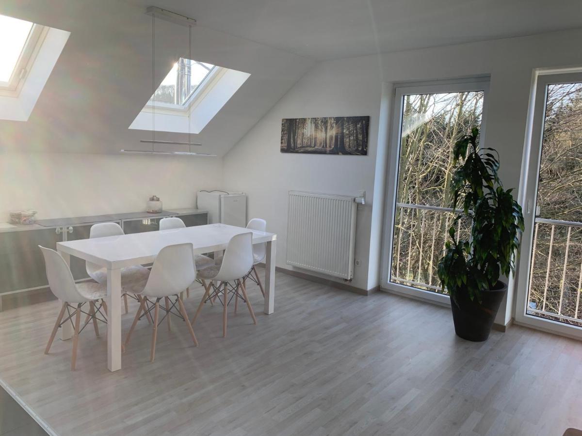 Haus Am Hang; Ferienwohnung Fernblick Stolberg  Bagian luar foto