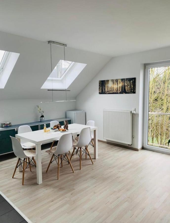 Haus Am Hang; Ferienwohnung Fernblick Stolberg  Bagian luar foto